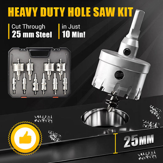 ⏳Time-limited Special⏰Carbide-Tipped Hole Cutter for Metal⚙️
