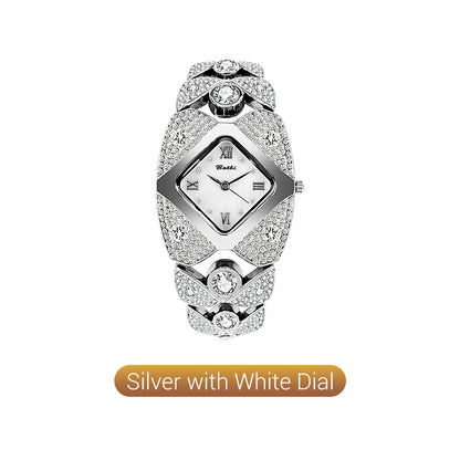⏳Time-limited Special⌛Women's Retro Quartz Watch with Sparkling Rhinestones