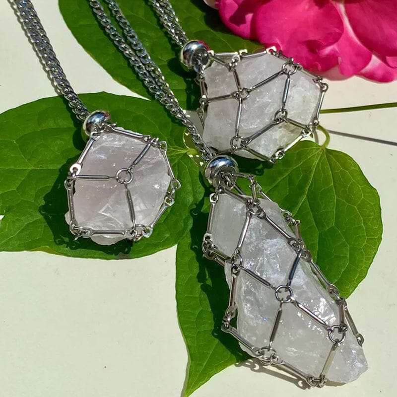 🔥2025 HOT SALE🔥 Crystal Stone Holder Necklace