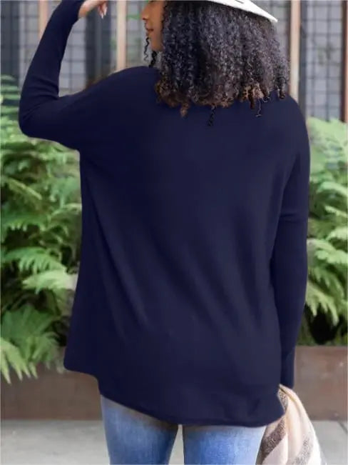 💥HOT SALE 50% OFF💥LONG SLEEVE THUMBHOLE SWEATER POCKET TUNIC💥 spiyle