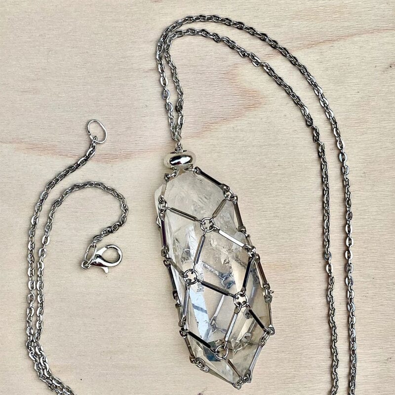 🔥2025 HOT SALE🔥 Crystal Stone Holder Necklace