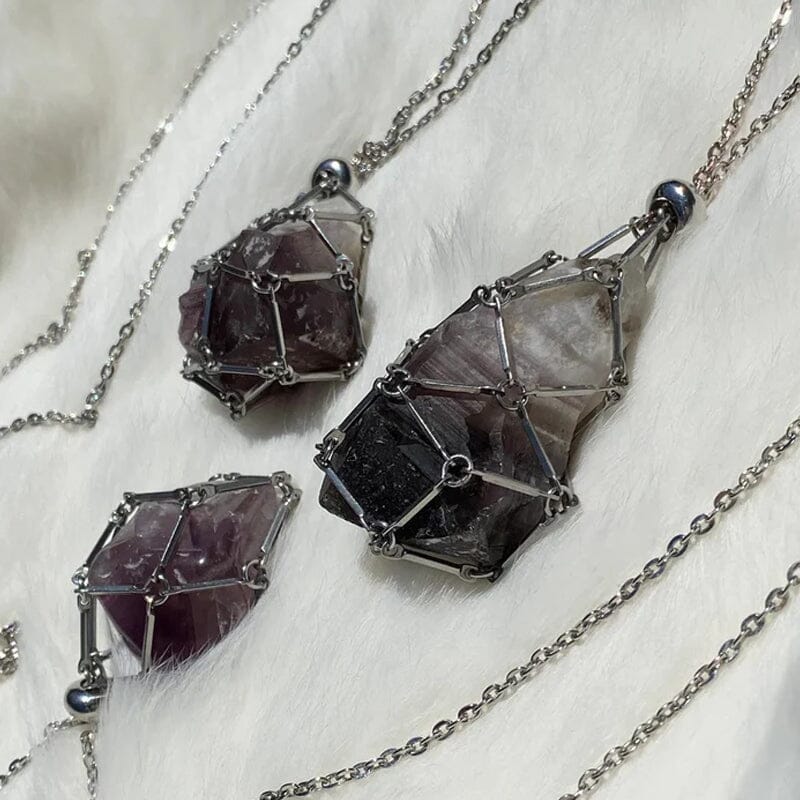 🔥2025 HOT SALE🔥 Crystal Stone Holder Necklace
