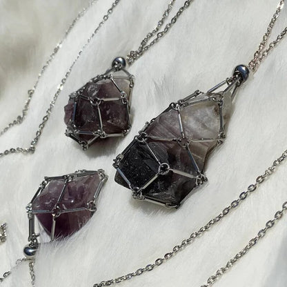 🔥2025 HOT SALE🔥 Crystal Stone Holder Necklace