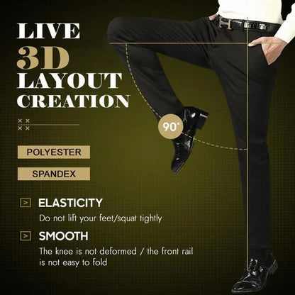 High Stretch Men's Classic Pants spiyle