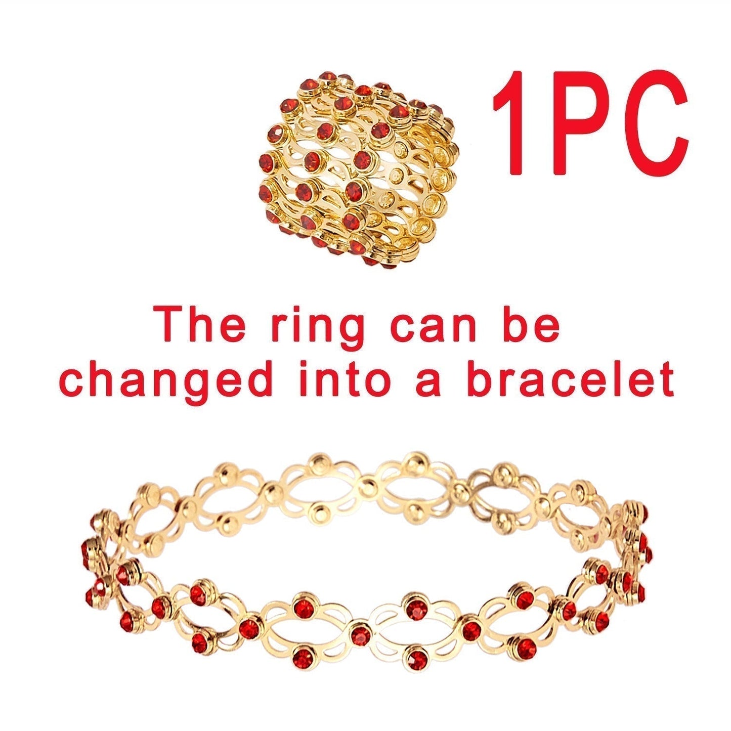 ⏳Time-limited Special⏰Magic 2 in 1 Foldable Ring Bracelet
