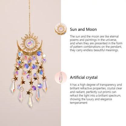 ⏳Time-limited Special⏰Crystal Sun Catcher, lndoor Outdoor Decor for Window Bedroom Courtyard Garden☪️