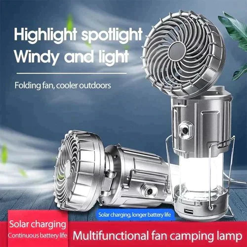⏳Time-limited Special⌛Portable LED Camping Lantern With Fan