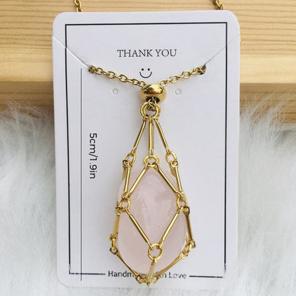 🔥2025 HOT SALE🔥 Crystal Stone Holder Necklace