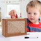 ⏳Limited-time 50% off⏰Retro Style Wooden Money Box with Counter Piggy Bank Handmade Saving Money Goal Piggy Bank