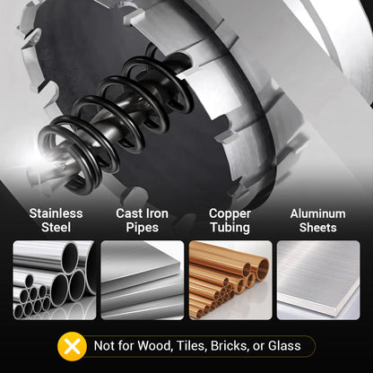 ⏳Time-limited Special⏰Carbide-Tipped Hole Cutter for Metal⚙️