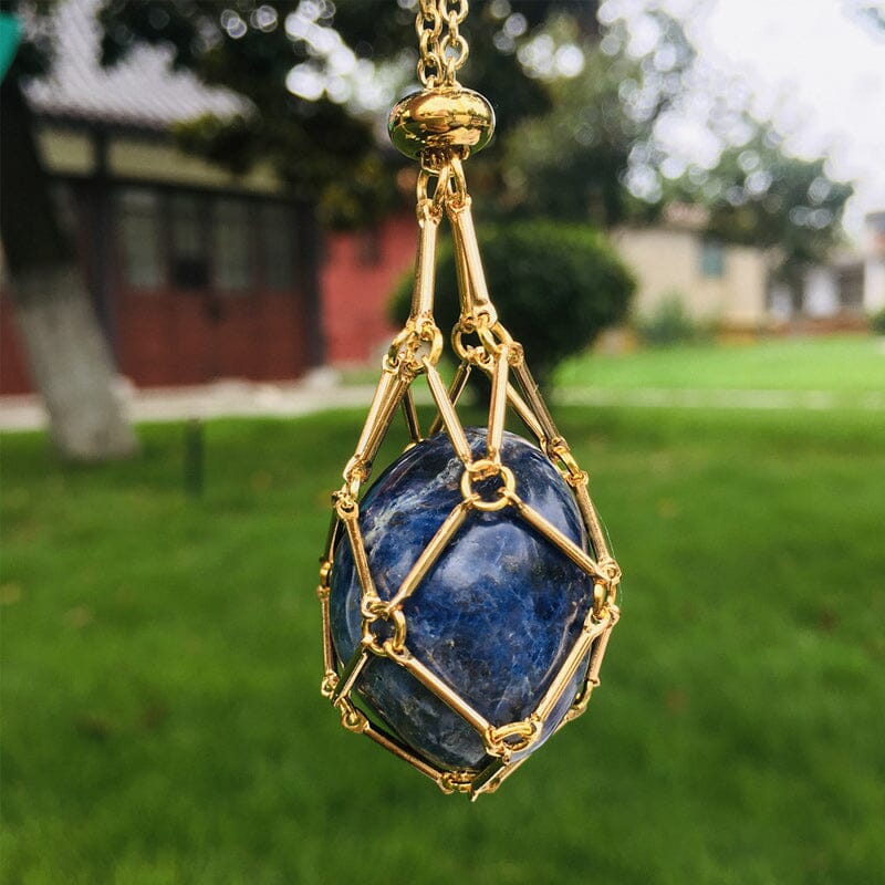 🔥2025 HOT SALE🔥 Crystal Stone Holder Necklace
