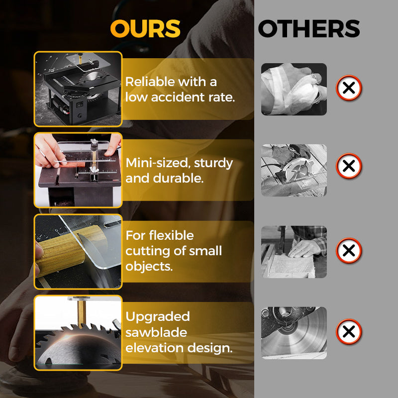 ⏳Time-limited Special⏰Multi-functional Mini Precision Table Saw