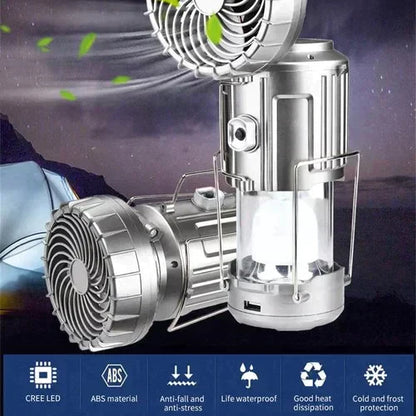 ⏳Time-limited Special⌛Portable LED Camping Lantern With Fan
