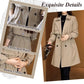 ❄️Winter Specials❄️ Comfortable Waisted Lapel Trench Coat