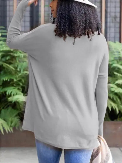 💥HOT SALE 50% OFF💥LONG SLEEVE THUMBHOLE SWEATER POCKET TUNIC💥 spiyle