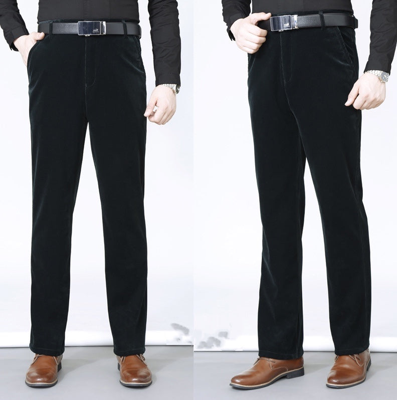 🔥2025 HOT SALE🔥 Men's Stretchy Corduroy Straight Long Pants