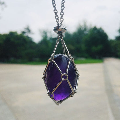 🔥2025 HOT SALE🔥 Crystal Stone Holder Necklace