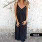 🌸Spring Specials💐 Women's Elegant Lace Trim V-Neck Spaghetti Strap Maxi Dress