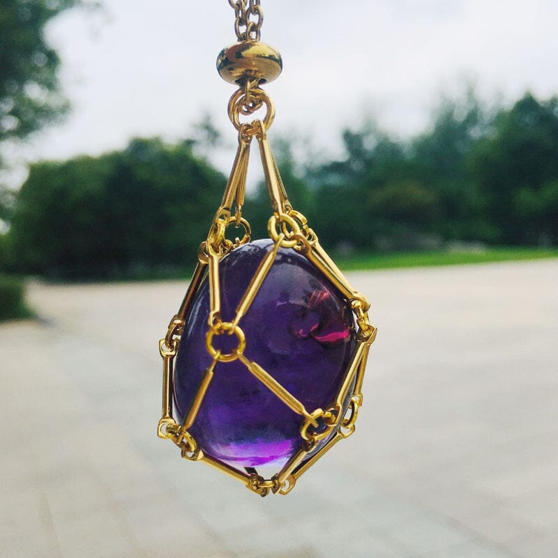 🔥2025 HOT SALE🔥 Crystal Stone Holder Necklace