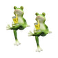 🐸 Frog Flower Pot Hanger Ornament🍷