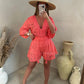🔥2025 HOT SALE🔥 Casual Short V-Neck Lace Suit