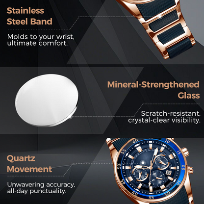 ⏳Time-limited Special⌛Men's Waterproof Multifunctional Quartz Watch