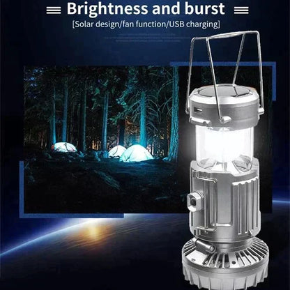 ⏳Time-limited Special⌛Portable LED Camping Lantern With Fan