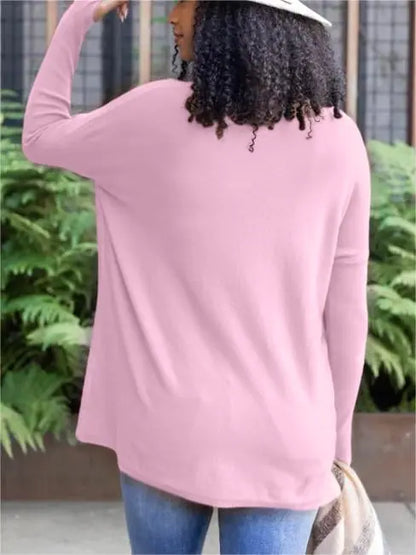 💥HOT SALE 50% OFF💥LONG SLEEVE THUMBHOLE SWEATER POCKET TUNIC💥 spiyle