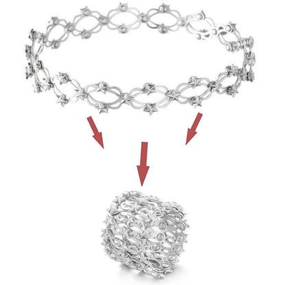 ⏳Time-limited Special⏰Magic 2 in 1 Foldable Ring Bracelet