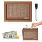 ⏳Limited-time 50% off⏰Retro Style Wooden Money Box with Counter Piggy Bank Handmade Saving Money Goal Piggy Bank