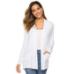 Women's lightweight long-sleeved cardigan top spiyle