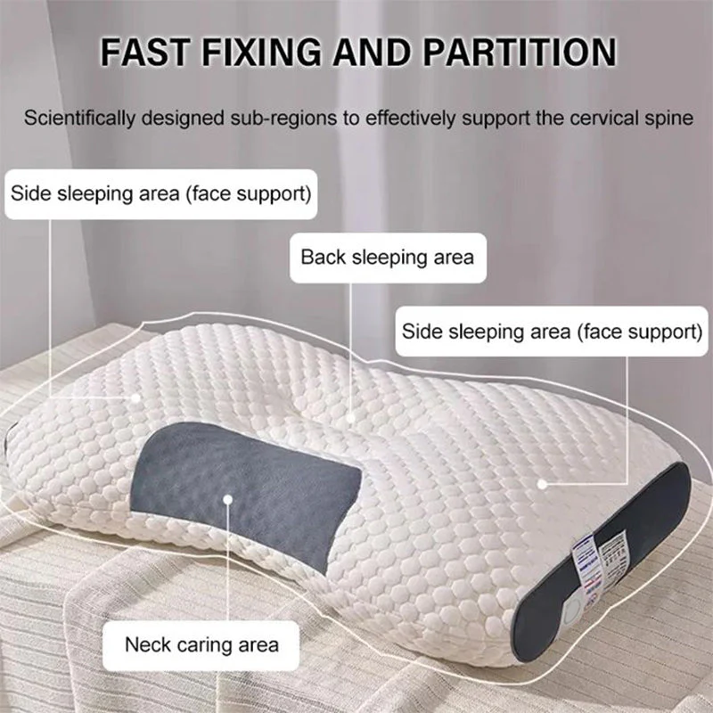 ⏳Time-limited Special⏰Antibacterial Neck Support Sleep-Aid Massage Pillow
