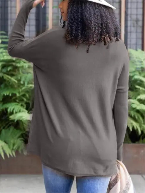 💥HOT SALE 50% OFF💥LONG SLEEVE THUMBHOLE SWEATER POCKET TUNIC💥 spiyle