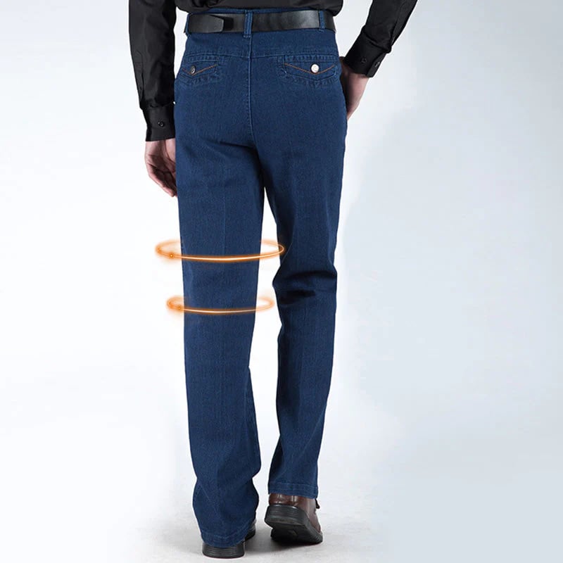 🔥2025 HOT SALE🔥 Men's High Waist Straight Cut Jeans