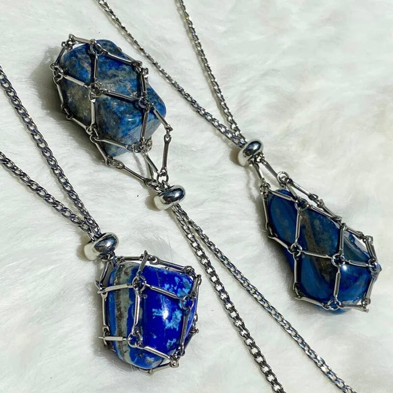 🔥2025 HOT SALE🔥 Crystal Stone Holder Necklace