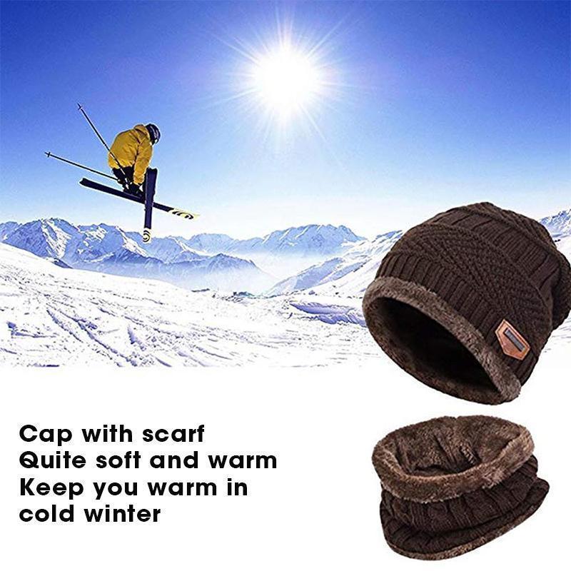❄️Winter Specials❄️ Warm Beanie Cap With Scarf