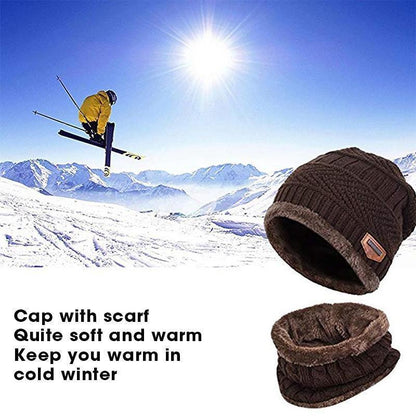 ❄️Winter Specials❄️ Warm Beanie Cap With Scarf