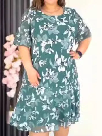 🌸Spring Specials💐 Elegant high quality chiffon dress with floral pattern