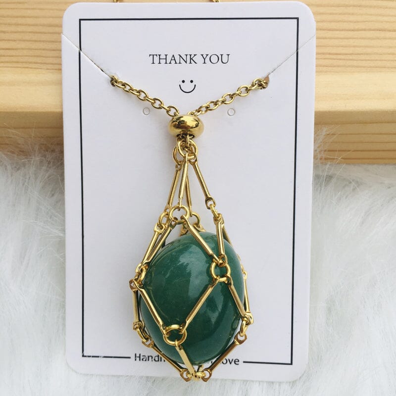 🔥2025 HOT SALE🔥 Crystal Stone Holder Necklace