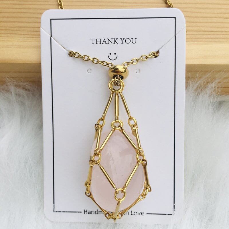 🔥2025 HOT SALE🔥 Crystal Stone Holder Necklace