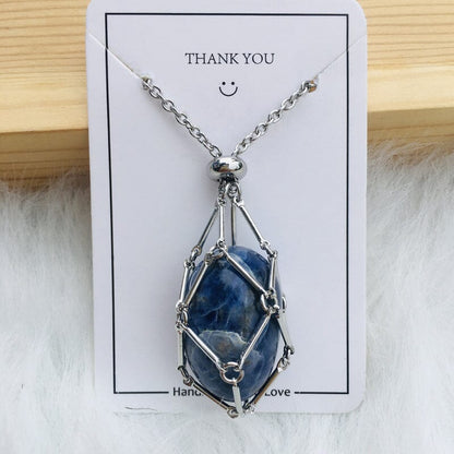 🔥2025 HOT SALE🔥 Crystal Stone Holder Necklace