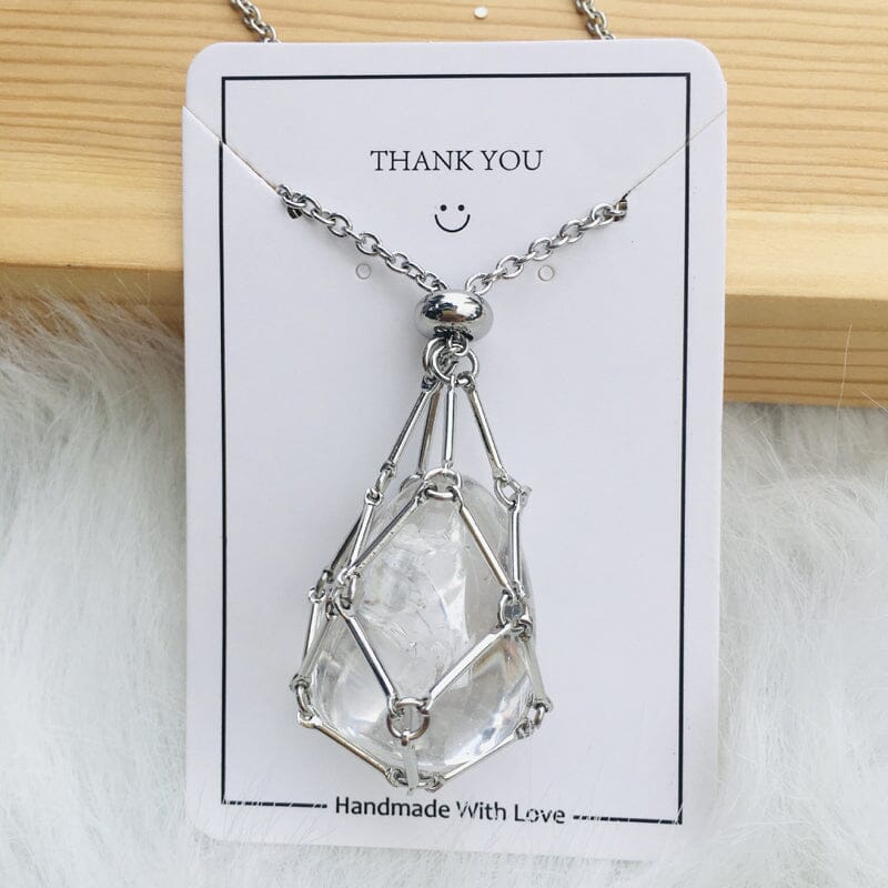 🔥2025 HOT SALE🔥 Crystal Stone Holder Necklace