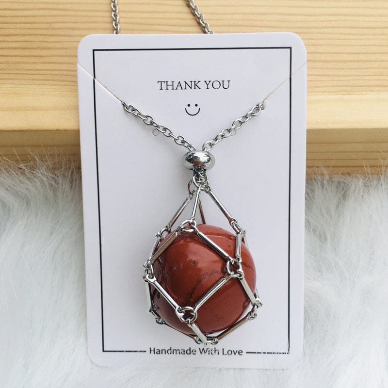 🔥2025 HOT SALE🔥 Crystal Stone Holder Necklace