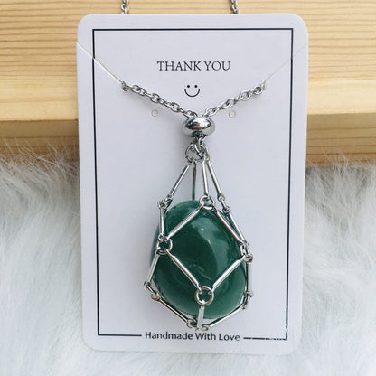 🔥2025 HOT SALE🔥 Crystal Stone Holder Necklace