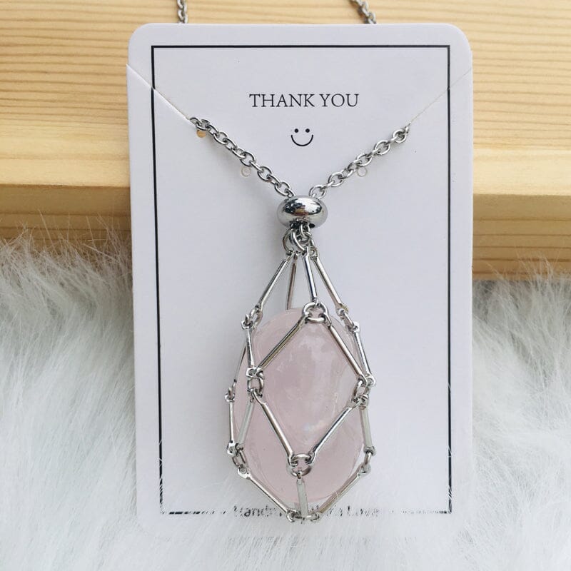 🔥2025 HOT SALE🔥 Crystal Stone Holder Necklace