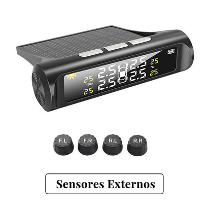 ⏳Time-limited Special⏰Solar Four Wheel Tire Pressure Monitor with Real-Time Display