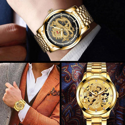⏳Time-limited Special⌛Golden Dragon Quartz Men's Watch
