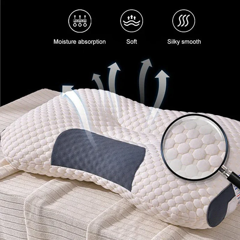 ⏳Time-limited Special⏰Antibacterial Neck Support Sleep-Aid Massage Pillow