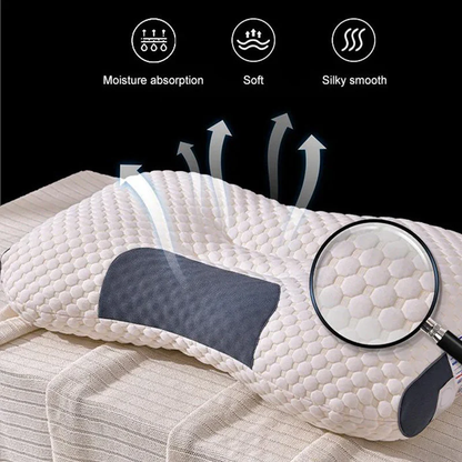 ⏳Time-limited Special⏰Antibacterial Neck Support Sleep-Aid Massage Pillow