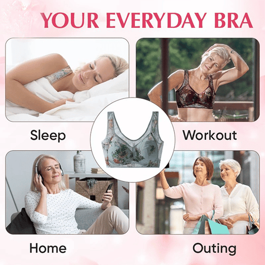 💥2025 HOT SALE💕 Lace Buttonless Comfortable Bra